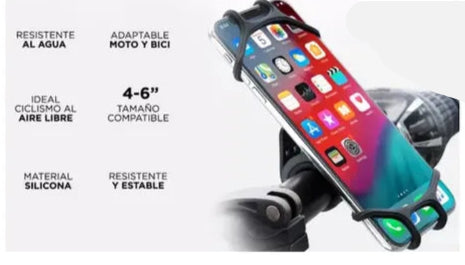 Soporte Estuche Universal Porta Celular para Moto y Bicicleta