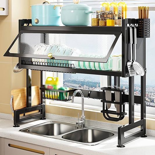 Escurridor De Platos Con Tapa 65Cm