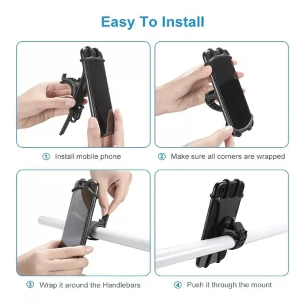 Soporte Estuche Universal Porta Celular para Moto y Bicicleta
